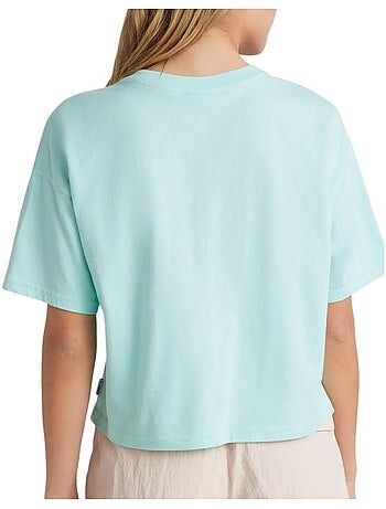 T-Shirt Verde O'Neill Stream para Mulher