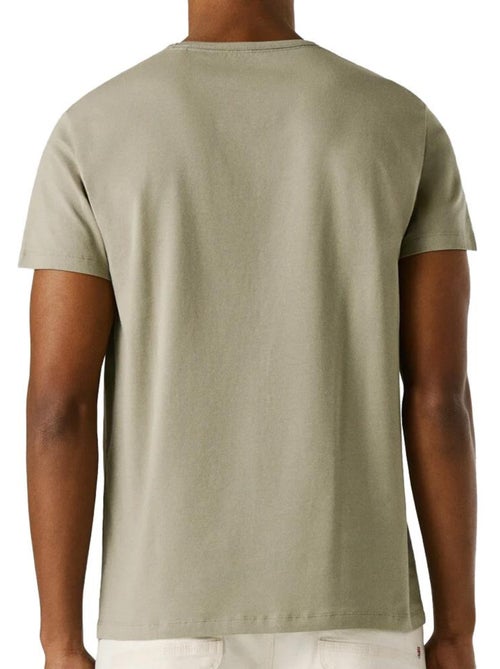 T-shirt verde original pepe jeans para homem - Kiabi
