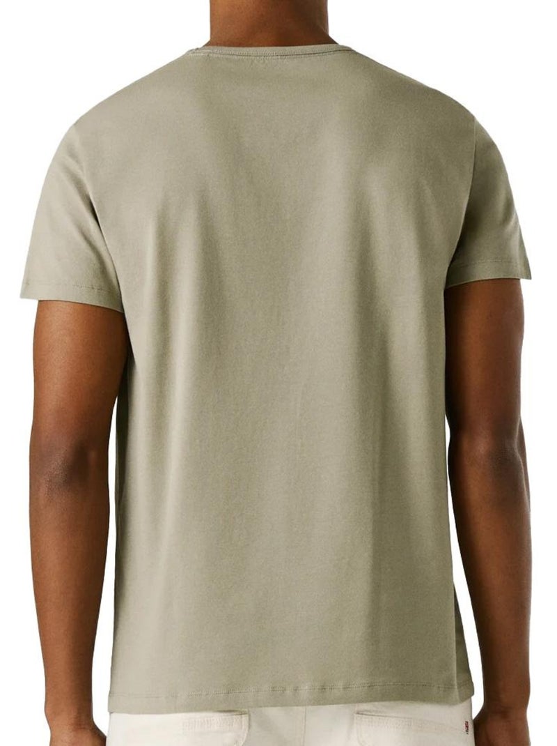 T-shirt verde original pepe jeans para homem Verde - Kiabi