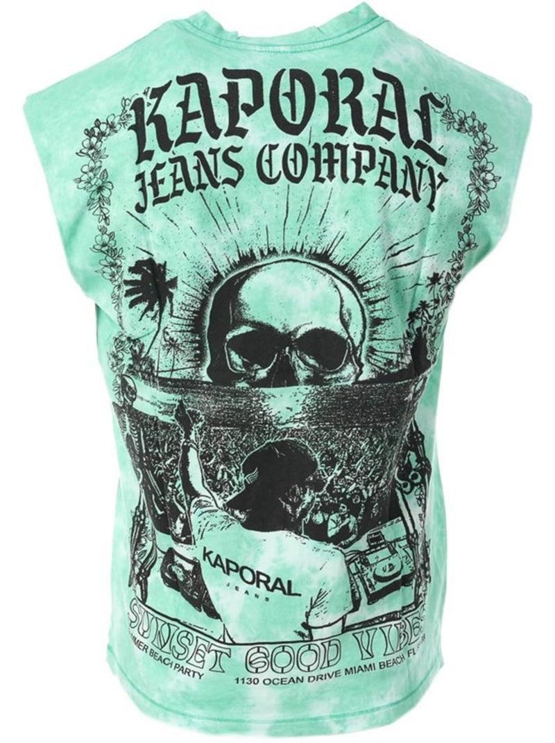 T-shirt verde para homem kaporal tankh25m10 Verde - Kiabi