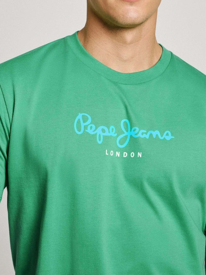 T-shirt Verde para Homem Pepe Jeans 508208 Verde - Kiabi