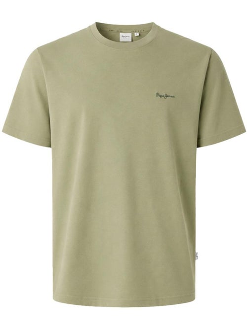 T-shirt verde para homem pepe jeans connor com contraste - Kiabi T-shirt verde para homem pepe jeans connor com contraste - Kiabi