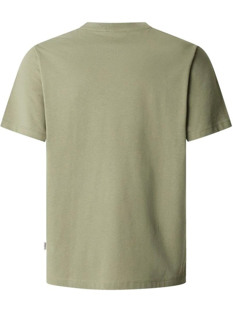 T-shirt verde para homem pepe jeans connor com contraste Verde - Kiabi