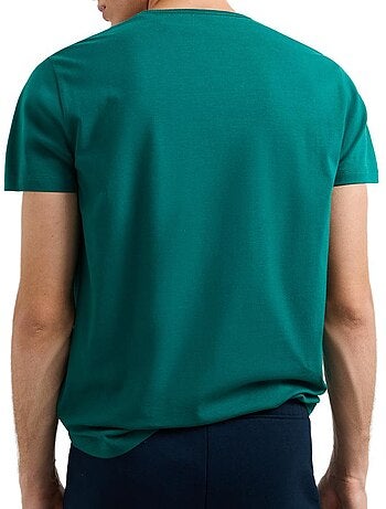 T-shirt verde para homem pepe jeans original basic 3