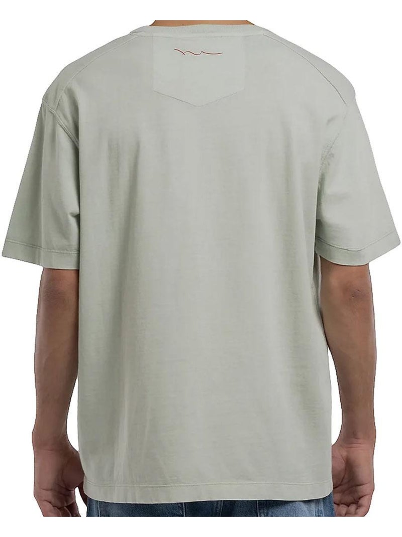 T-Shirt Verde para Homem Teddy Smith Nateo Verde - Kiabi