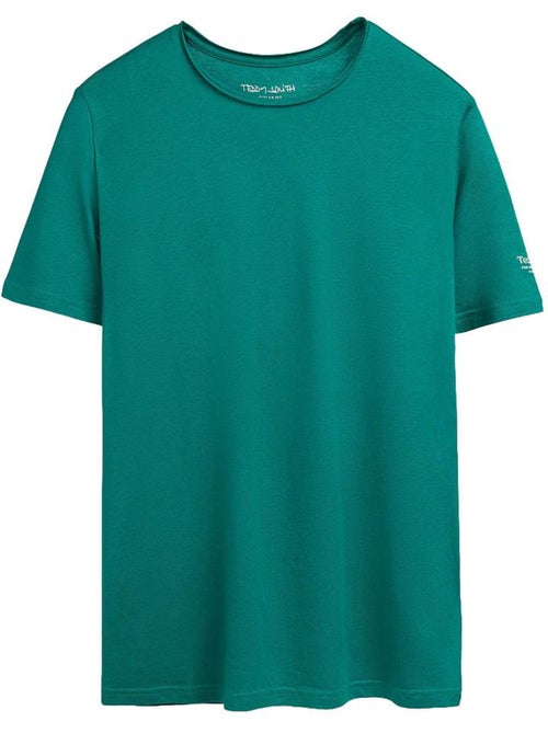 T-shirt Verde para Homem Teddy Smith T-geo - Kiabi T-shirt Verde para Homem Teddy Smith T-geo - Kiabi