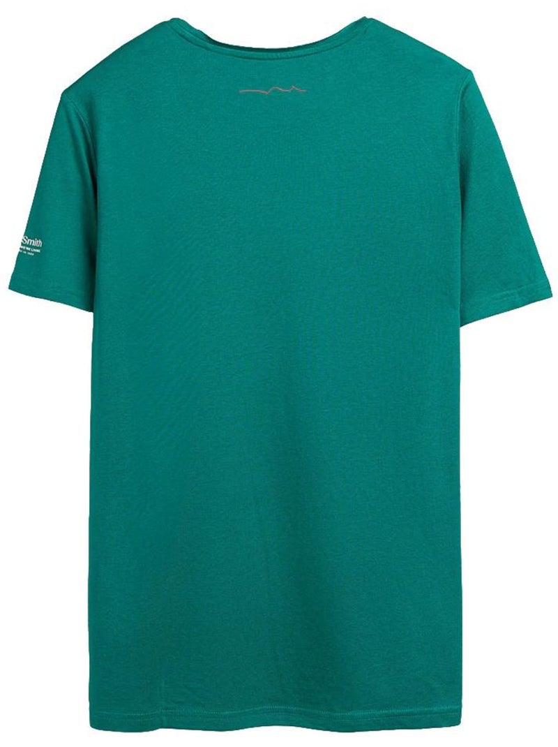 T-shirt Verde para Homem Teddy Smith T-geo Verde - Kiabi