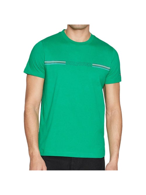 T-shirt Verde para Homem Tommy Hilfiger MW0MW34428 - Kiabi T-shirt Verde para Homem Tommy Hilfiger MW0MW34428 - Kiabi