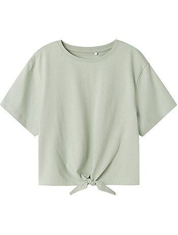 T-shirt Verde para Menina Name It Fvaya