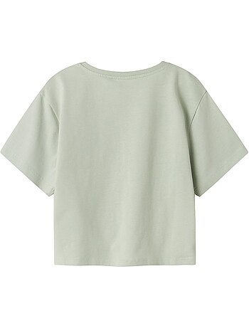 T-shirt Verde para Menina Name It Fvaya