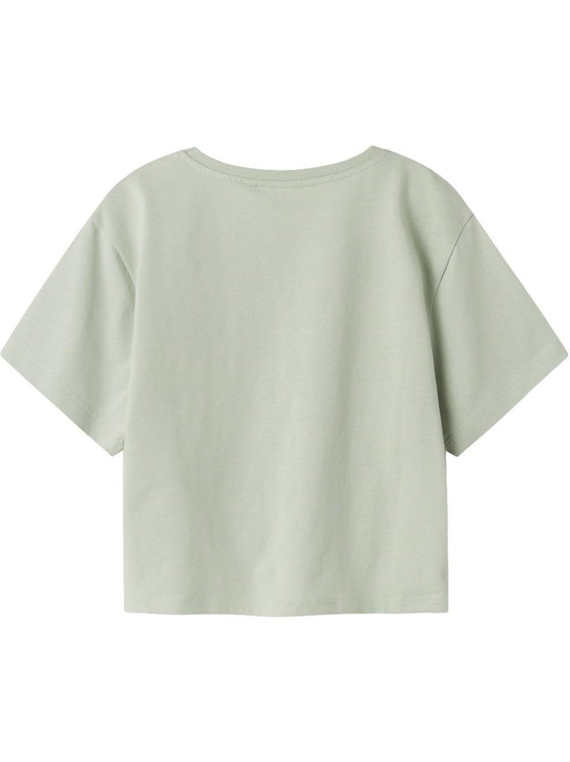 T-shirt Verde para Menina Name It Fvaya Verde - Kiabi