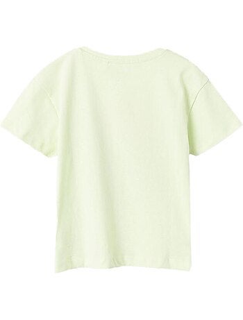 T-shirt verde para menina name it vagno
