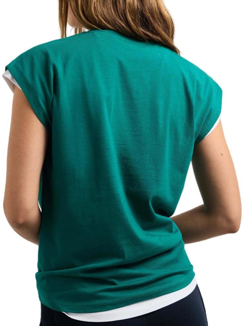 T-shirt verde para mulher pepe jeans blooma Verde - Kiabi