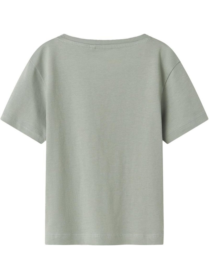 T-shirt Verde para Rapaz Name it Vagnos Cinza-prateado - Kiabi