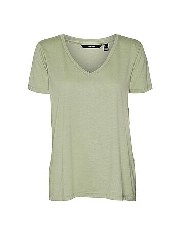 T-shirt Vero Moda Spicy Cor-de-Coral para Mulher
