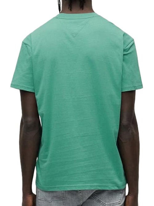 T-shirt verde tommy hilfiger para homem linearss regular - Kiabi T-shirt verde tommy hilfiger para homem linearss regular - Kiabi