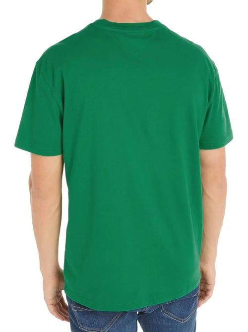 T-shirt Verde Tommy Jeans Regular Fit para Homem - Kiabi