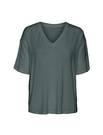 T-Shirt Feminina Branca Vero Moda Hira