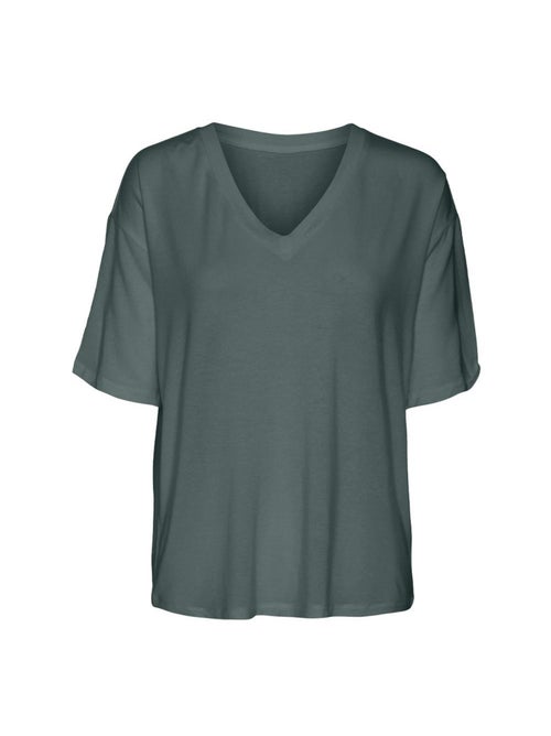 T-shirt Verde Vero Moda Hira para Mulher - Kiabi T-shirt Verde Vero Moda Hira para Mulher - Kiabi