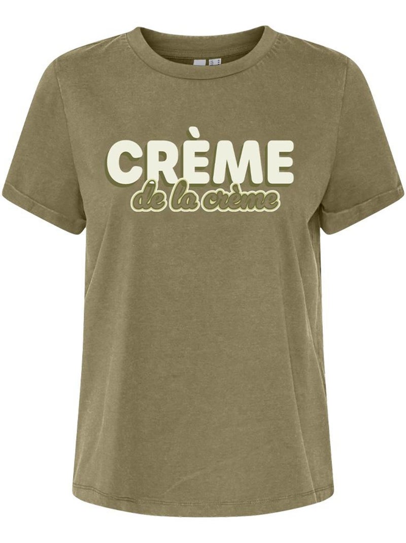 T-shirt Verde Vero Moda Majilla para Mulher Verde - Kiabi