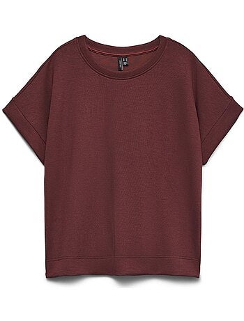 T-Shirt Vermelha Feminina Vero Moda Hali