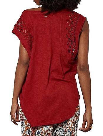 T-shirt vermelha kaporal solex para mulher