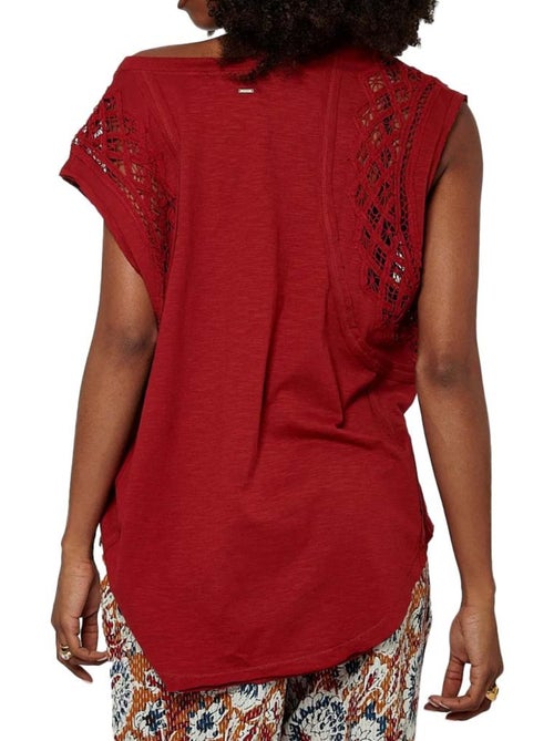T-shirt Vermelha Kaporal SOLEX para Mulher - Kiabi T-shirt Vermelha Kaporal SOLEX para Mulher - Kiabi