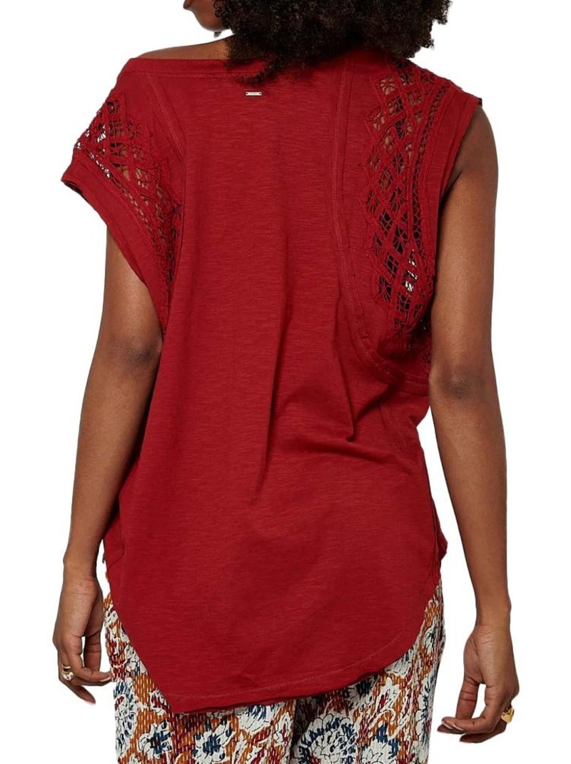 T-shirt Vermelha Kaporal SOLEX para Mulher Vermelho - Kiabi