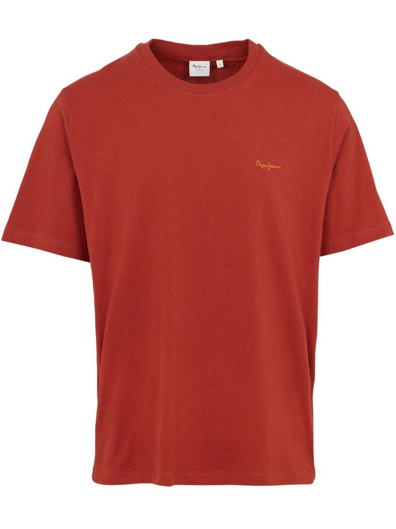 T-shirt vermelha masculina pepe jeans contrast connor Vermelho - Kiabi