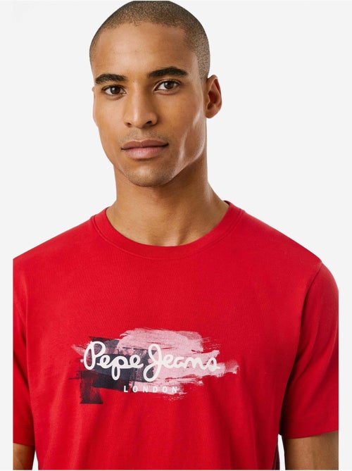 T-shirt vermelha masculina pepe jeans trey - Kiabi T-shirt vermelha masculina pepe jeans trey - Kiabi