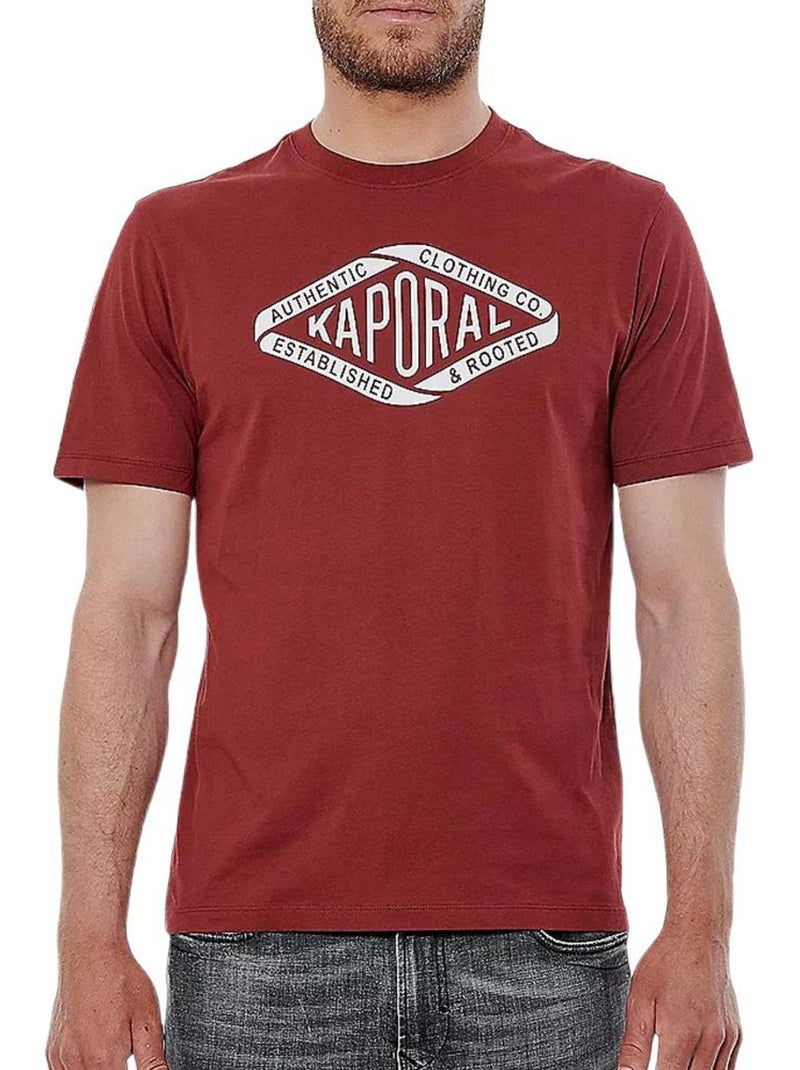 T-shirt Vermelha para Homem Kaporal RAZH23M11 Vermelho - Kiabi