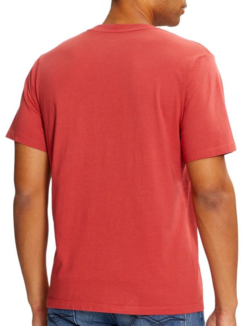 T-shirt Vermelha para Homem Pepe Jeans Jacko PM508664 Vermelho - Kiabi