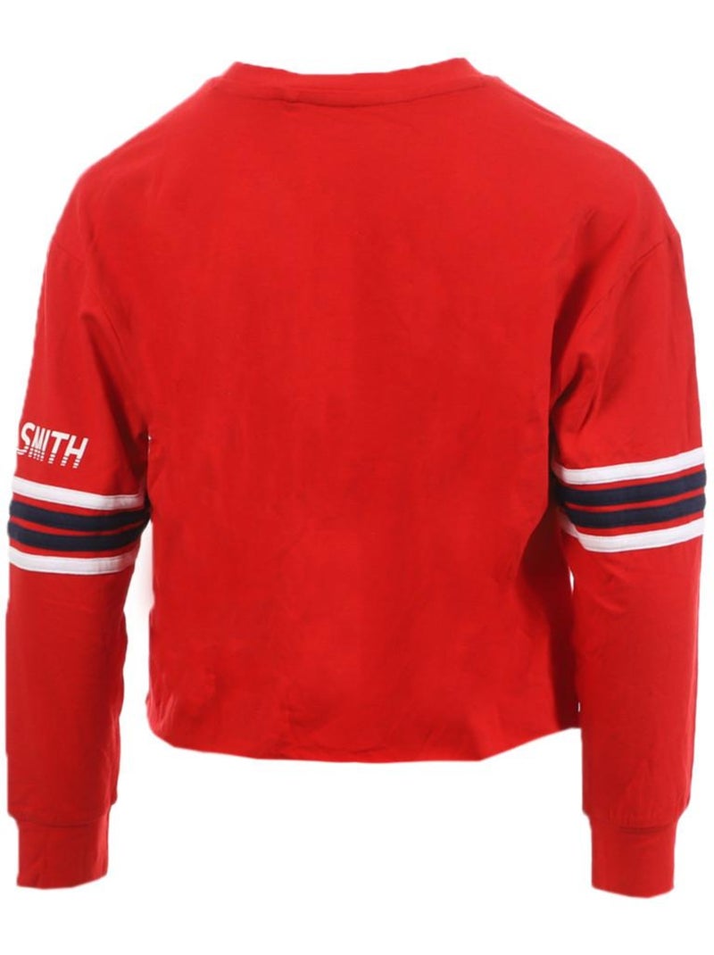 T-shirt Vermelha para Menina Teddy Smith Tess Vermelho - Kiabi