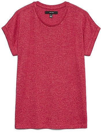 T-Shirt Vermelha Vero Moda Brianna para Mulher 10291353S