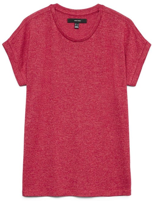 T-Shirt Vermelha Vero Moda Brianna para Mulher 10291353S - Kiabi