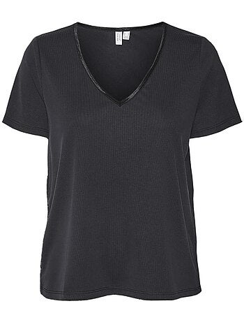 T-shirt Vero Moda Marine com Decote para Mulher