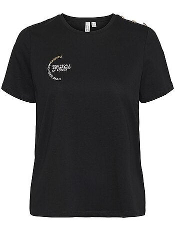 T-shirt Vero Moda Vita Preto para Mulher