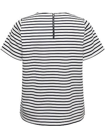 T-Shirt Vero Moda Vmcabby para Mulher Branco/Preto