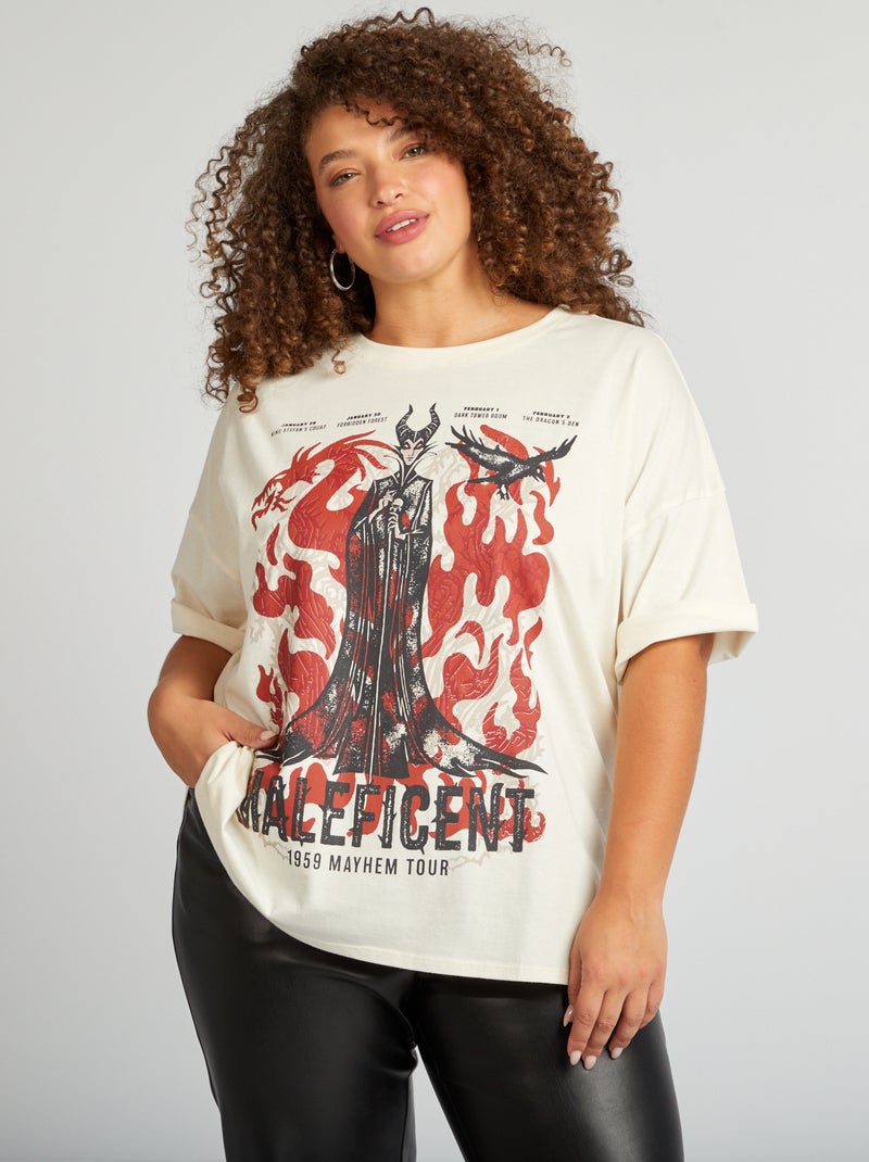 T-shirt 'Vilões' da 'Disney' - Halloween BRANCO - Kiabi
