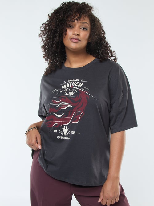 T-shirt 'Vilões' 'Disney' de mangas curtas - Kiabi