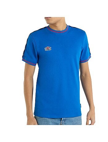 T-shirt Vintage Azul Umbro Tape Regale para Homem