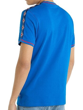 T-shirt Vintage Azul Umbro Tape Regale para Homem