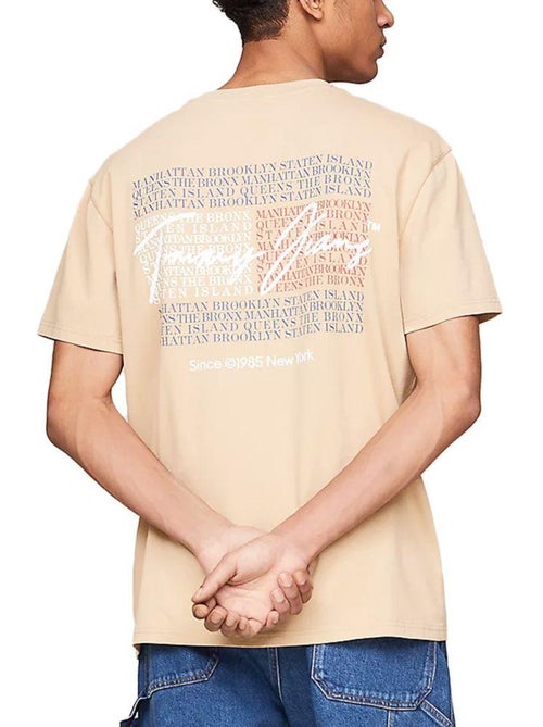 T-shirt Vintage Bege para Homem Tommy Hilfiger - Kiabi