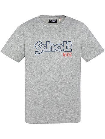 T-Shirt Vintage Cinzenta para Rapaz Schott