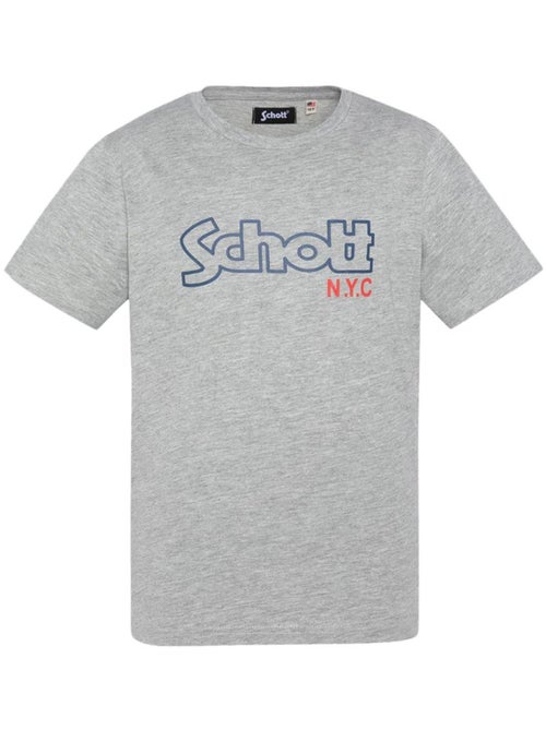 T-Shirt Vintage Cinzenta para Rapaz Schott - Kiabi T-Shirt Vintage Cinzenta para Rapaz Schott - Kiabi