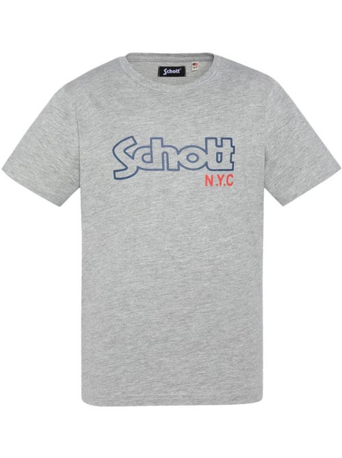 T-Shirt Vintage Cinzenta para Rapaz Schott - Kiabi T-Shirt Vintage Cinzenta para Rapaz Schott - Kiabi