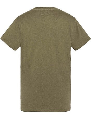 T-shirt Vintage Kaki para Homem Schott