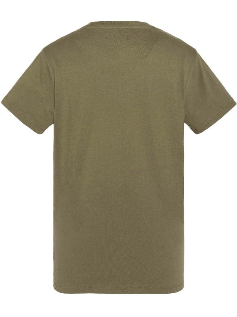 T-shirt Vintage Kaki para Homem Schott Verde cáqui claro - Kiabi