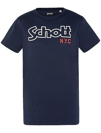T-shirt Vintage Kaki para Homem Schott