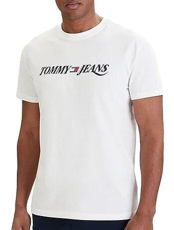 T-Shirt Vintage Tommy Hilfiger Branco para Homem